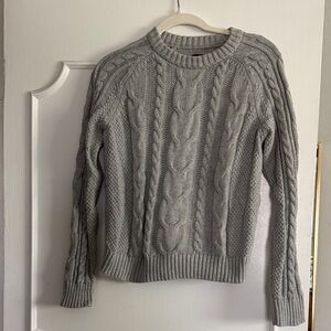 GAP Light Gray Knit Sweater